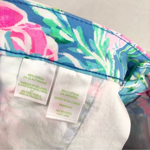 Lily Pulitzer Buttercup Stretch Short - NWT, Size 00, color: Zanzibar Blue - Picture 5 of 10